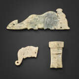 THREE JADE CARVINGS - photo 1