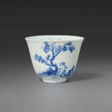 A BLUE AND WHITE `POMEGRANATE` `MONTH` CUP - photo 1
