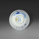 A BLUE AND WHITE `PEACH BLOSSOM` `MONTH` CUP - photo 3