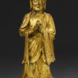 A GILT-BRONZE FIGURE OF KASYAPA - Now at the auction