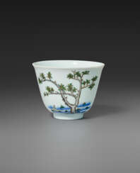 A WUCAI &#39;OSMANTHUS&#39; &#39;MONTH&#39; CUP