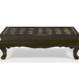 A YELLOW JADE EMBELLISHED `CALLIGRAPHY` PANEL MOUNTED AS A LOW TABLE - photo 2