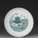 A FINELY DECORATED DOUCAI ‘LONGEVITY` DISH - фото 1