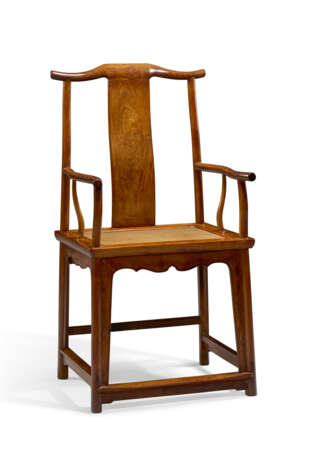 A PAIR OF HUANGHUALI `OFFICIAL`S HAT` ARMCHAIRS - photo 2
