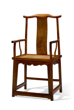 A PAIR OF HUANGHUALI `OFFICIAL`S HAT` ARMCHAIRS - photo 6