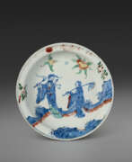 Période Tianqi. A WUCAI &#39;IMMORTALS&#39; DISH