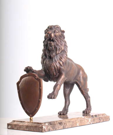 “Sculpture Lion” Bronze Molding Animalistic 2003 - photo 1