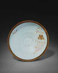 A BAISHE CONICAL &#39;MOON AND PRUNUS&#39; TEA BOWL