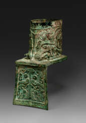 A RARE BRONZE AXLE CUFF