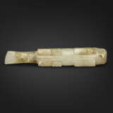 A RARE WHITE JADE TIGER PENDANT - photo 4