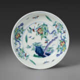 A DOUCAI `PEACH AND BAMBOO` DISH - фото 1
