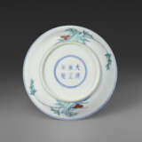 A DOUCAI `PEACH AND BAMBOO` DISH - фото 2