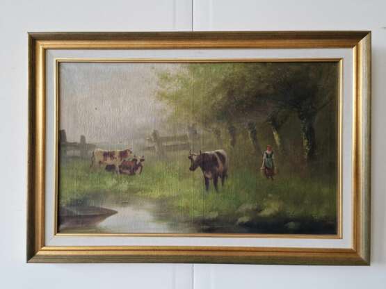 Painting Canvas Academic art 19th century - photo 1