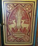 Overview. Antique small cabinet