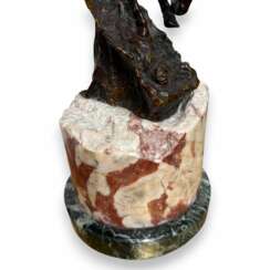 Frederic Remington Bronze Sculpture &ndash; &ldquo;The Mountain Man&rdquo;, 20th Century