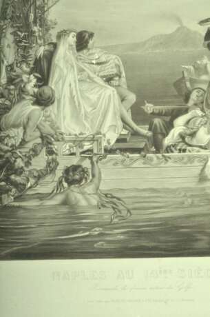Gravure Naples AU 14 EME SIECLE Engraving Mid-17th century - Foto 2