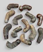 Overview. Collection of Kriss Handles, Java, Indonesia, Late 18th Early 19th Century