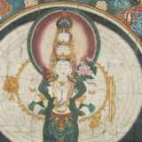 Thangka der Avalokiteshvara Sahasra-Bhuja - Foto 3