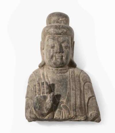 Fragment einer Buddhafigur - Foto 1