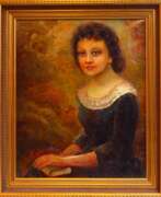 Übersicht. Portrait d&amp;39;une jeune fille 