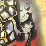 Flame Colored Copper Painting by Arthur UNGER. Signed. Cuivre 20th century - photo 3