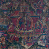 Thangka mit Darstellung des Padmasambhava in seinem Palast - Foto 1