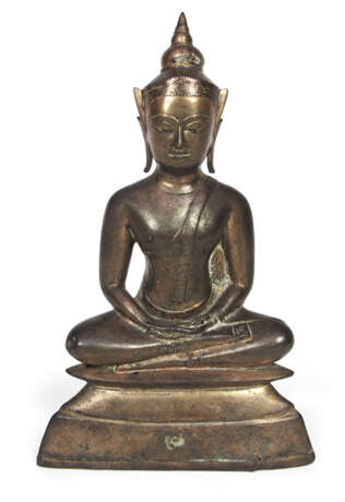 Bronze des Buddha Shakyamuni in Vajrasana - photo 1