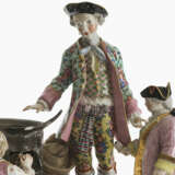 A porcelain group with chestnut seller and two putti - photo 3
