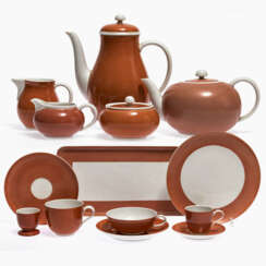 A 71-piece coffee and tea service
