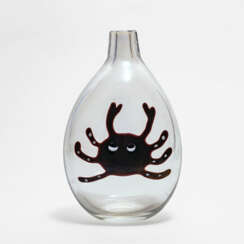 A rare glass vase "A macchie"