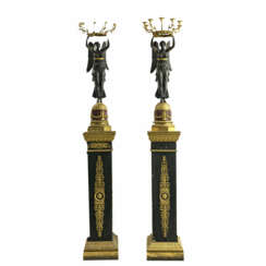 Two candelabras