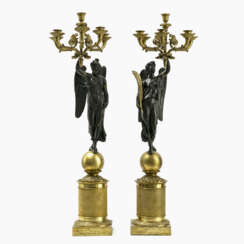 A pair of girandoles