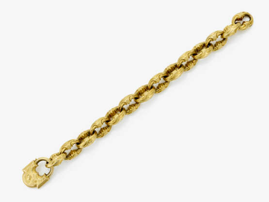 A bracelet with lock and lock of hair - photo 2