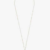 A pendant with diamonds and fine blue enamel, with a fine anchor chain and bar necklace - фото 2