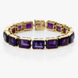 A Rivière bracelet with Uruguay amethysts - фото 1