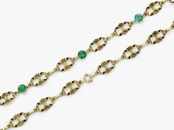 A necklace with tourmalines - photo 1