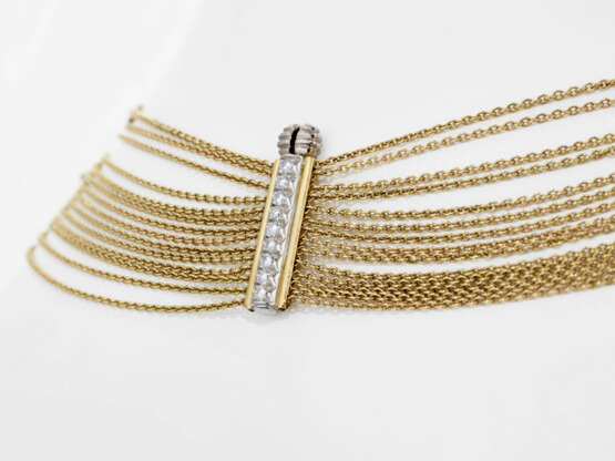 A fourteen-strand necklace with diamonds - photo 3