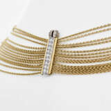 A fourteen-strand necklace with diamonds - photo 3