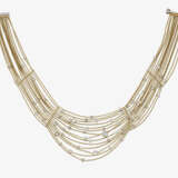 A fourteen-strand necklace with diamonds - photo 4