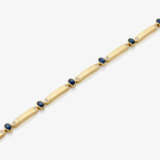 A bracelet with sapphires and brilliant-cut diamonds - photo 2