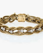 Overview. Bracelet with small diamonds