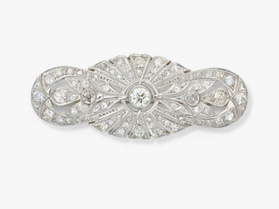 Brosche mit Diamanten - Foto 1