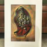 Flame Colored Copper Painting by Arthur UNGER. Signed. Медь 20th century г. - фото 7