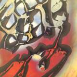 Flame Colored Copper Painting by Arthur UNGER. Signed. Медь 20th century г. - фото 9