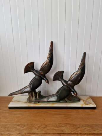 Art Deco figure Seagulls Brass Early 20th century - photo 2 Art Deco figure Seagulls Brass Early 20th century - photo 2