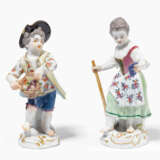 Meissen, 2 Figuren "Gärtnerkinder" - фото 1