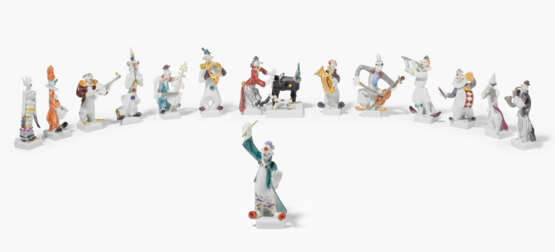 Meissen, 15 Figuren aus Clownkapelle - фото 2