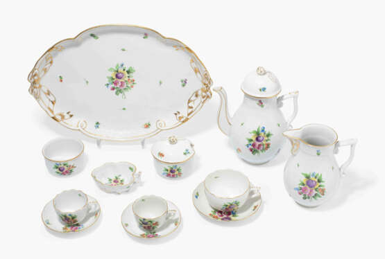 Herend, Kaffeeserviceteile "Vieux Bouquet de Saxe" - фото 1