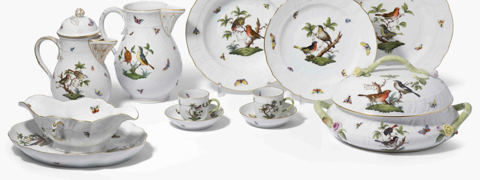 Herend, Tafel- und Kaffeeservice "Rothschild"