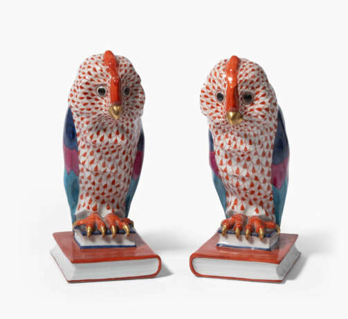 Herend, 1 Paar Figuren als Buchstützen - photo 1